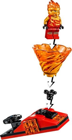 Конструктор LEGO Ninjago Удар спин-джитсу – Кай против Самурая 70684