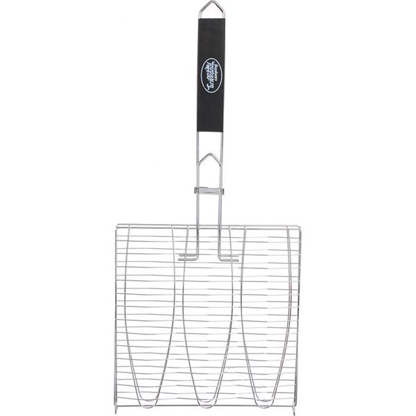 Решетка-гриль Grilland для рыбы, хромированная, 61х28х28 см BQ2119