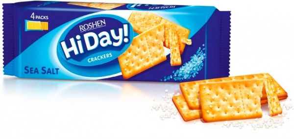 Крекер Roshen HI DAY! З морською сіллю 168 г