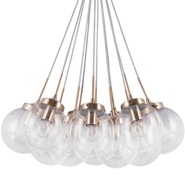 Люстра подвесная Victoria Lighting Sparks/SP12 12x5 Вт E14 бронза 