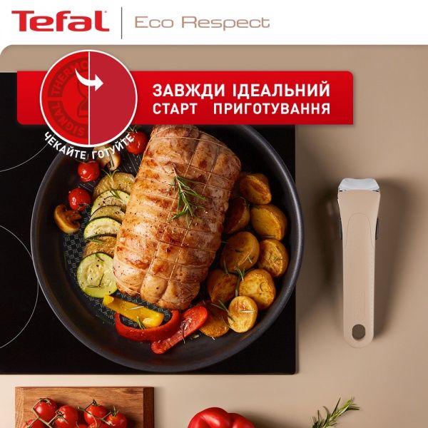 Набор сковород Ingenio Eco Respect 22 см / 26 см со съемной ручкой L6759103 Tefal