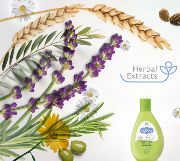 Молочко дитяче Bebble Олива та пантенол 200 мл