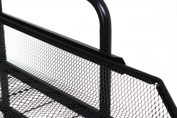 Лоток для паперів горизонтальний потрійний метал 35х29,5х26 см чорний Nota Bene