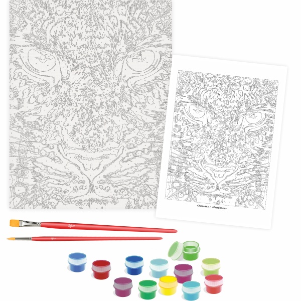 Картина по номерам Хищник 35x45 см Rosa Start 