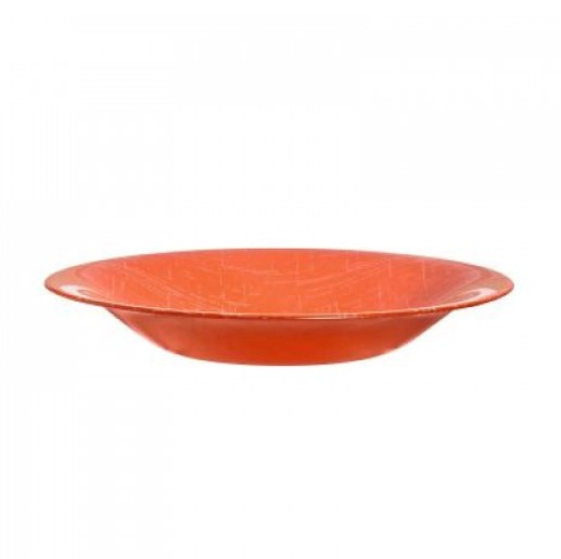 Тарелка глубокая Poppy Mandarine 21,5 смV0108 Luminarc