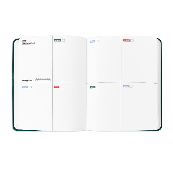 Блокнот I HAVE A PLAN зелений Orner