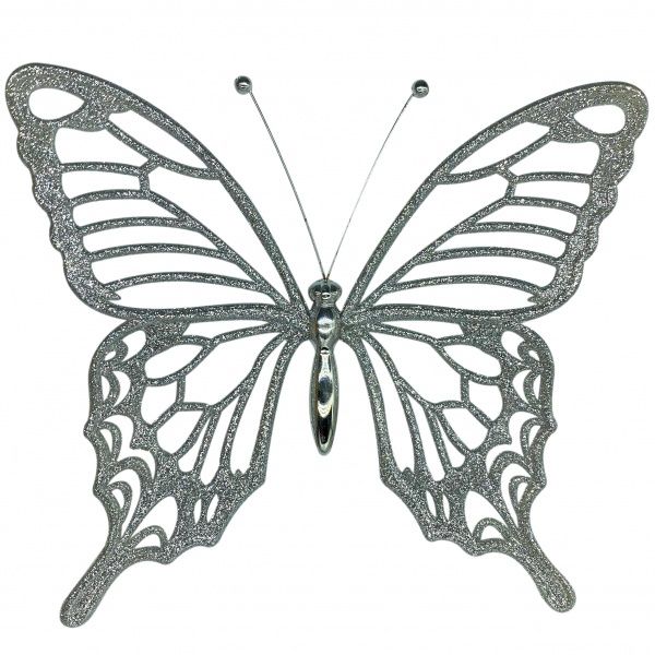 Украшение новогоднее MISLT Бабочка мини 11x9,5 см J0006-4 