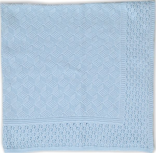 Простынь Фламинго 90х90 см голубой 780 