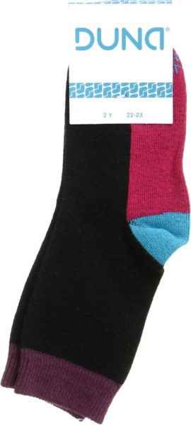 Носки детские для девочек Duna р.14–16 коралловый 