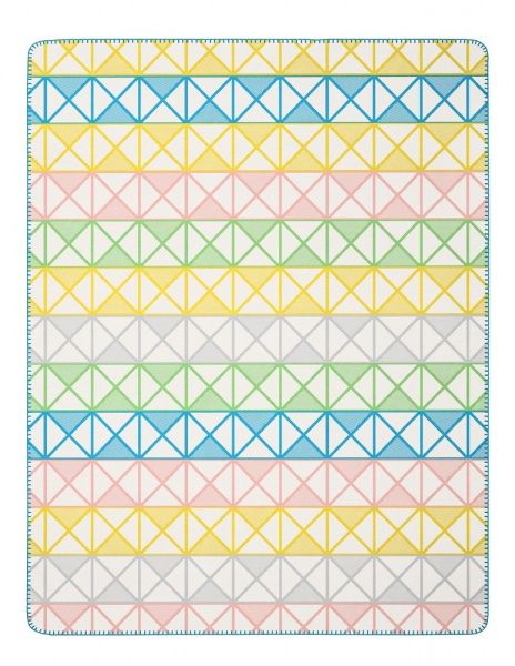 Плед Bright Bouquet Up and Down 150x200 см мульти Biederlack 