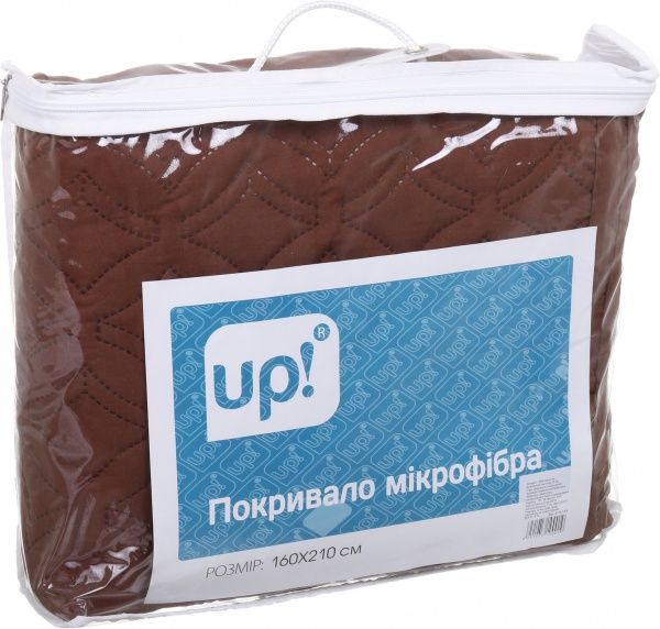 Покривало Ultrasound 160x210 см UP! (Underprice) шоколадний/айворі 