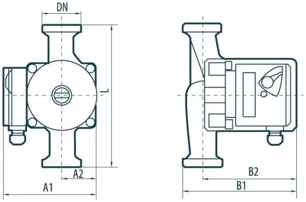 Циркуляційний насос Насосы плюс оборудование BPS 32-8-180