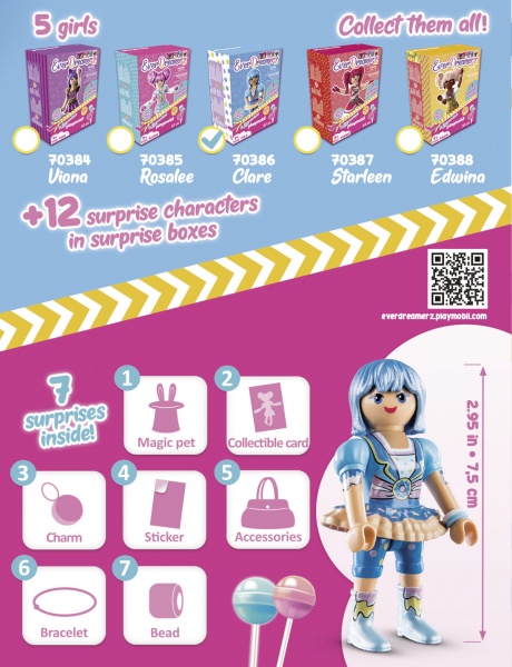 Конструктор Playmobil Everdreamers Клер 70386 6336713