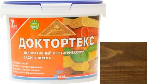 Лазур ІРКОМ Доктортекс IP-013 оливковий шовковистий мат 3 л