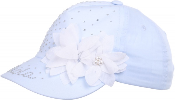 Кепка для девочек Pampona 21 L 07 р.50 светло-голубой 