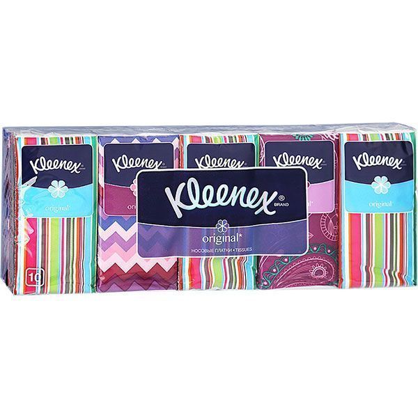 Носовые платочки кармашки Kleenex Original (5901478905192) 10 шт.