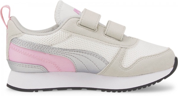 Кроссовки Puma R78 V PS 37361726 р.UK 11 белый с розовым