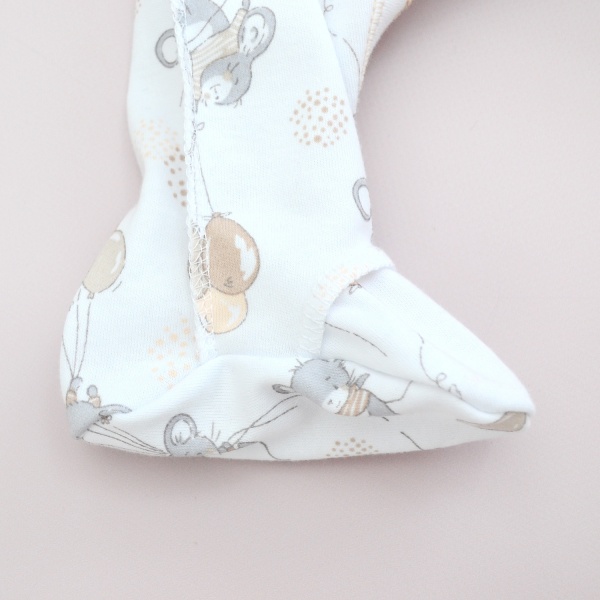 Комбинезон для девочки Minikin р.62 белый с рисунком 22010362 