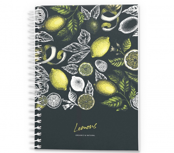 Блокнот Лимоны А5 96 лист. 1В2248 Аркуш
