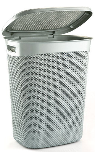 Кошик для білизни Ucsan Plastik DROP 96,19 л сірий 