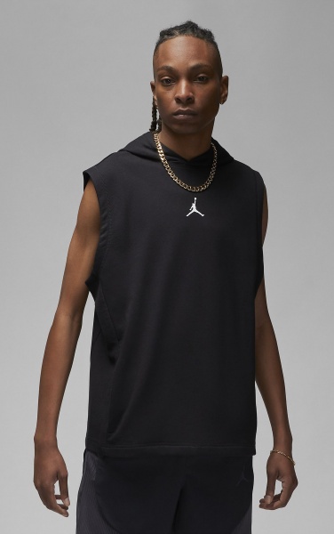 Футболка Nike M J DF SPRT CSVR FLC SL PO DZ0571-010 р.M чорний