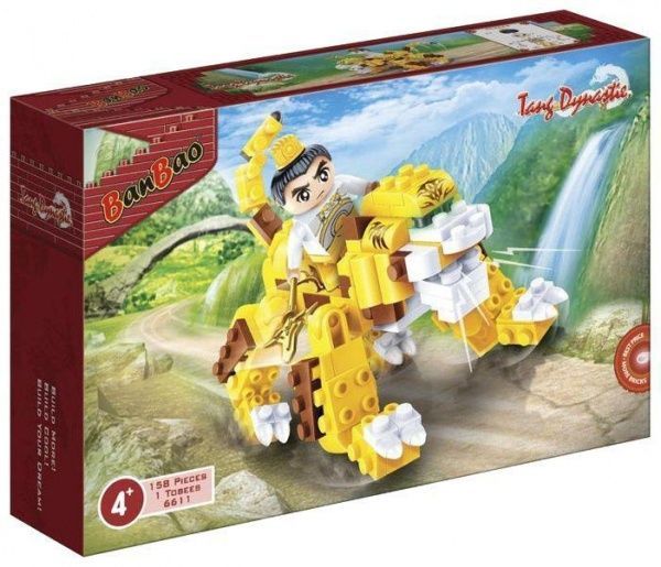Конструктор BANBAO 6611 Китайский дракон, фигурка воина