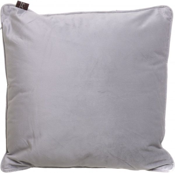 Подушка декоративна Велюр 45x45 см світло-сірий La Nuit 