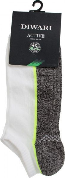 Шкарпетки Diwari ACTIVE 044 р. 44-45 біло-сірий 