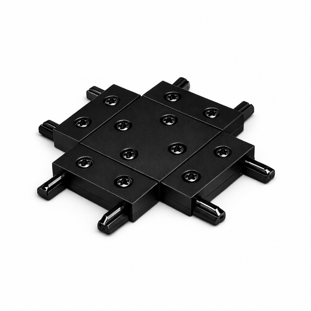 Соединитель крестовый LIGHT SET SAPSAN CON-CROS 46-46 черный
