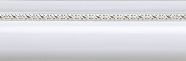 Карниз Cardinal Макс плюс із молдінгом подвійний 150 см білий 