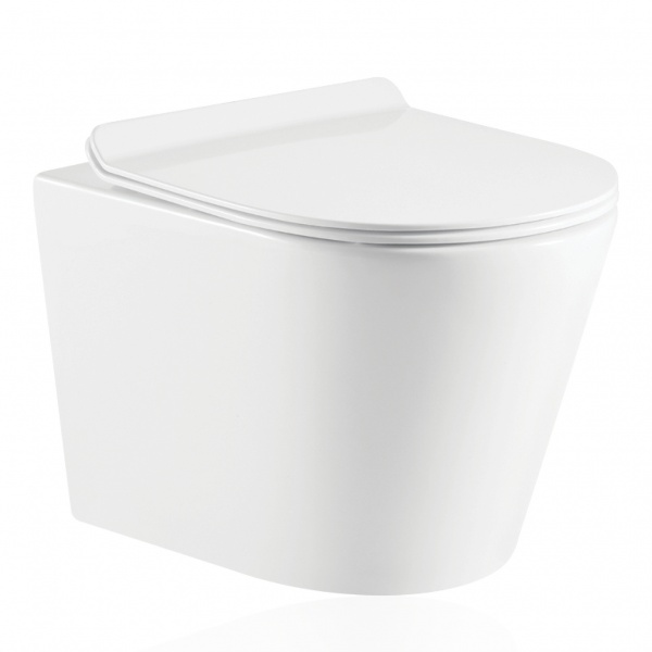 Унітаз підвісний Koller Pool Orion Rimless OR-0515-RW із сидінням soft close