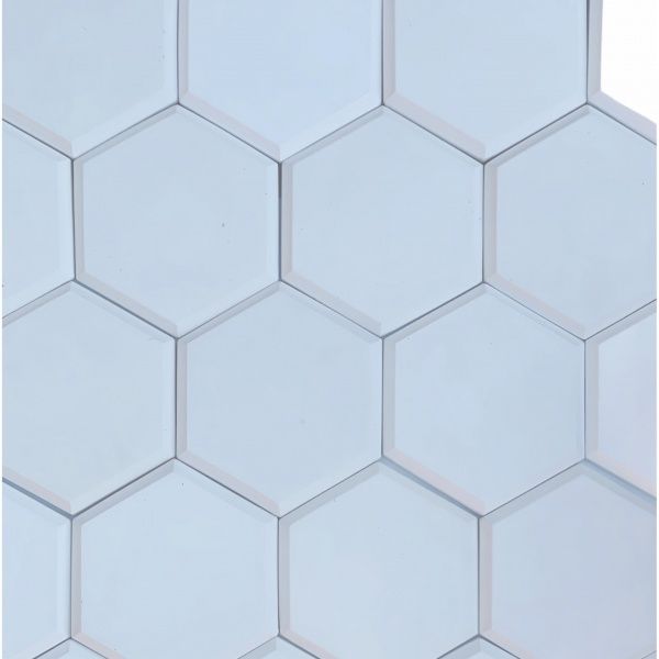 Плитка гипсовая прямая Gipsanit Hexagon плоский 0,71 кв.м 