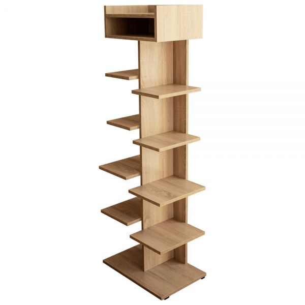 Полка для обуви DC без ящика 335x500x1450 мм / дуб сонома 