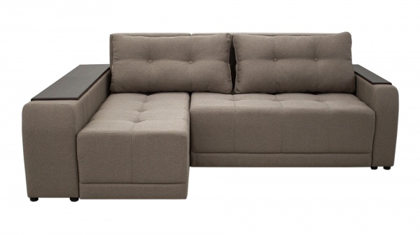 Диван кутовий Кедр ПЛЕЙН лівий (7) капучино 2400x1700x880 мм