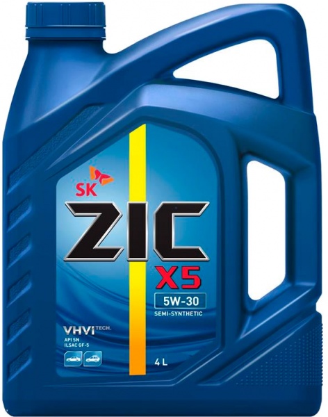 Моторне мастило ZIC X5 5W-30 4 л (162621)