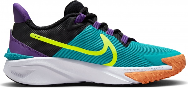 Кроссовки Nike NIKE STAR RUNNER 4 NN SE (GS) FJ1805-300 р.36,5 бирюзовый