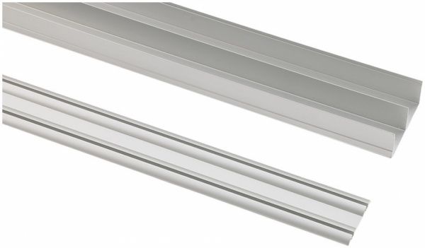 Направляючі рейки Doros 1.2 м 90x55 мм сріблястий