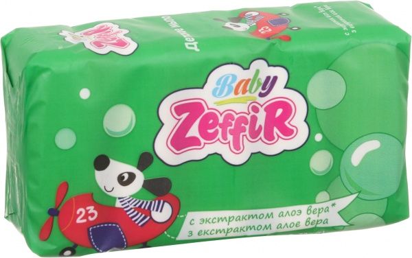 Детское мыло ZEFFIR с алое вера 5 шт. 70 г