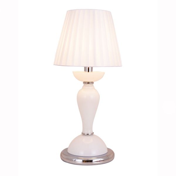 Настольная лампа декоративная Victoria Lighting Delicia/Tl1 1x40 Вт E14 белый 