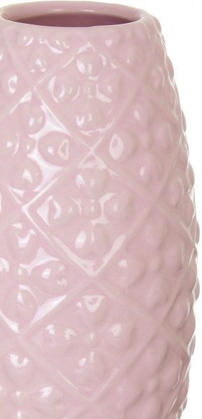Ваза керамическая розовая 12,9х31 см Dehua