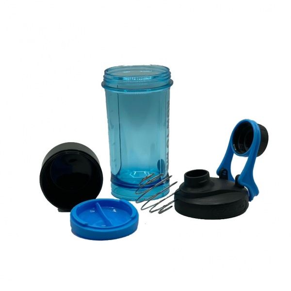 Шейкер з контейнером KXN-1199 600 мл синій Casno