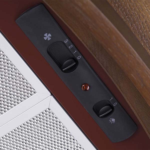 Вытяжка Pyramida R U Burgundy nut 60 см