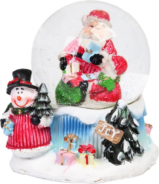 Куля новорічна 6,5х10 см EPI-ZY18091K-3/4 