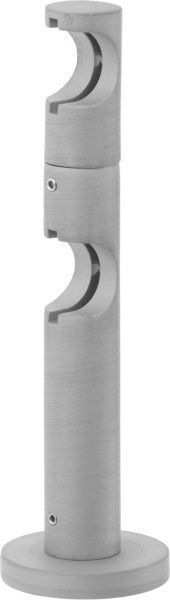 Тримач для карниза Gardinia Kira дворядний набірний d19 мм срібний 1 шт. 