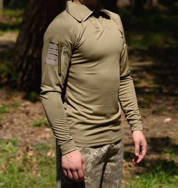 Сорочка Убакс з довгим рукавом р.XL бежевий