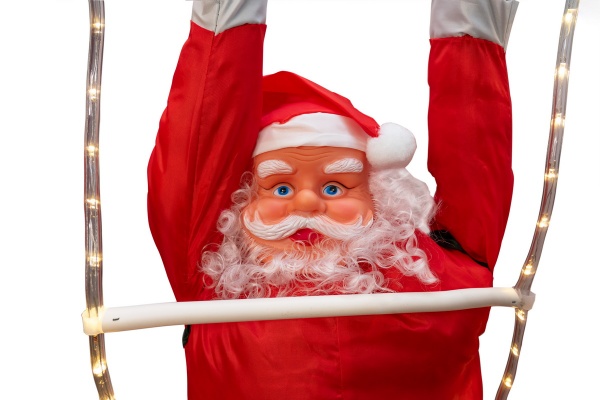 Декорация настенная Дед Мороз на лестнице дюралайт 810108 встроенный светодиод (LED) 