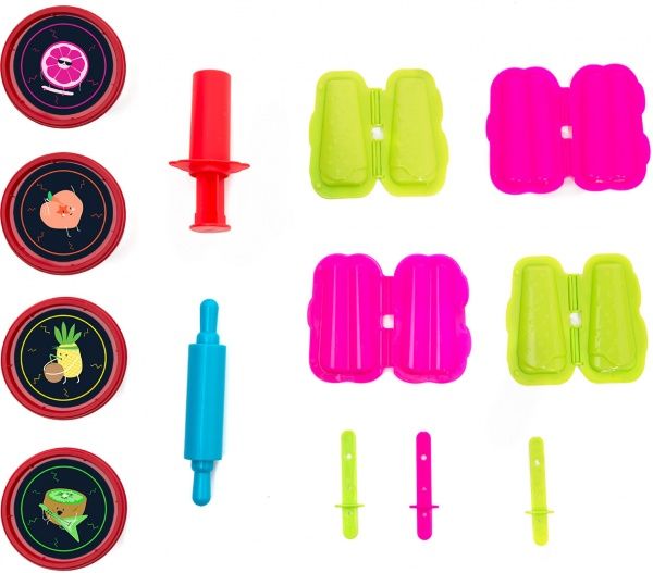 Пластилін Tutti-Frutti Морозиво неон BJTT15062