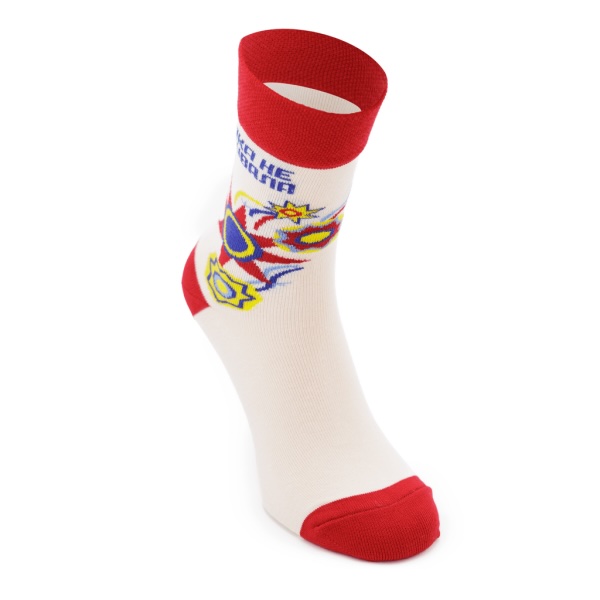 Набір шкарпеток жіночих Leostep Колядники 80060 000 23 р.35-37 червоний 3 шт.