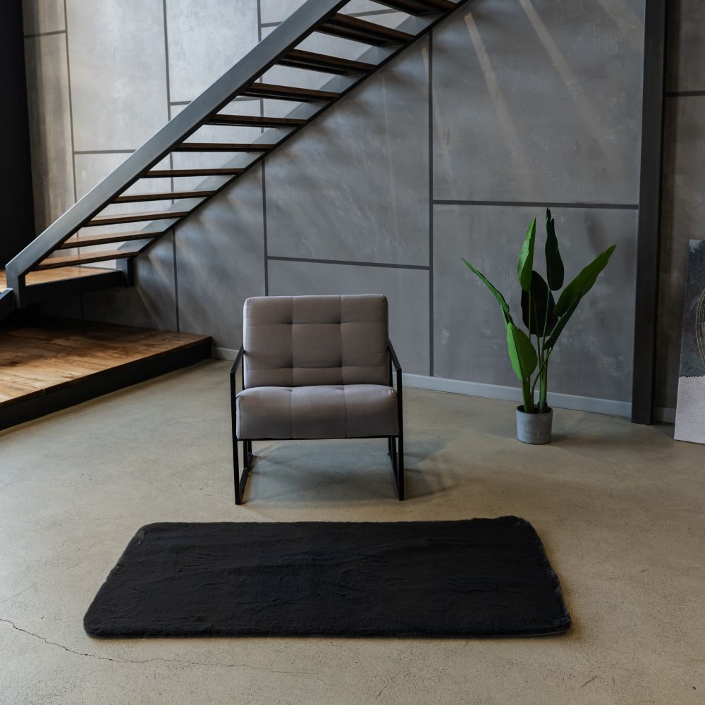 Килим Dariana Elegant темно-сірий 75x150 см