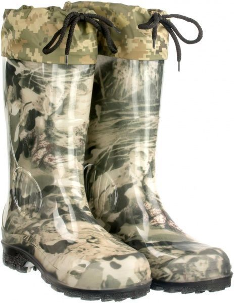 Сапоги Alisa Line Охота хаки с манжетой, утепленные р. 41